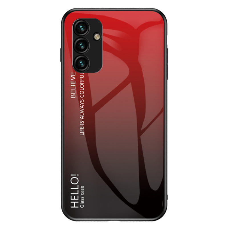 For Samsung Galaxy A34 5G Gradient Color Drop-proof Phone Case Tempered Glass PC TPU Protective Case For Samsung Galaxy A34 5G Gradient Color Drop-proof Phone Case Tempered Glass PC TPU Protective Case